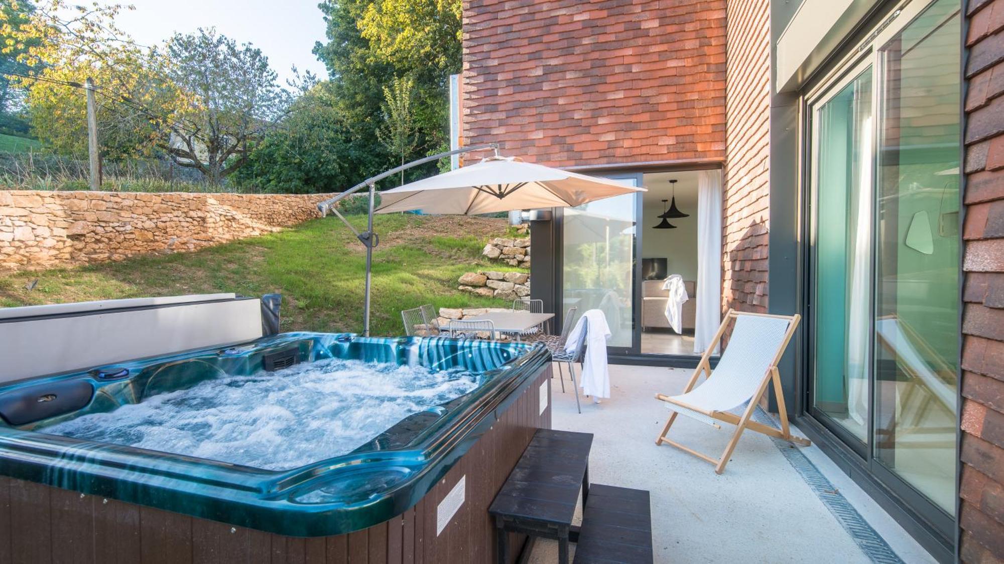 Cote Jardin Avec Jacuzzi Privatif Et Parking Prive Apartment Sarlat-la-Caneda Luaran gambar